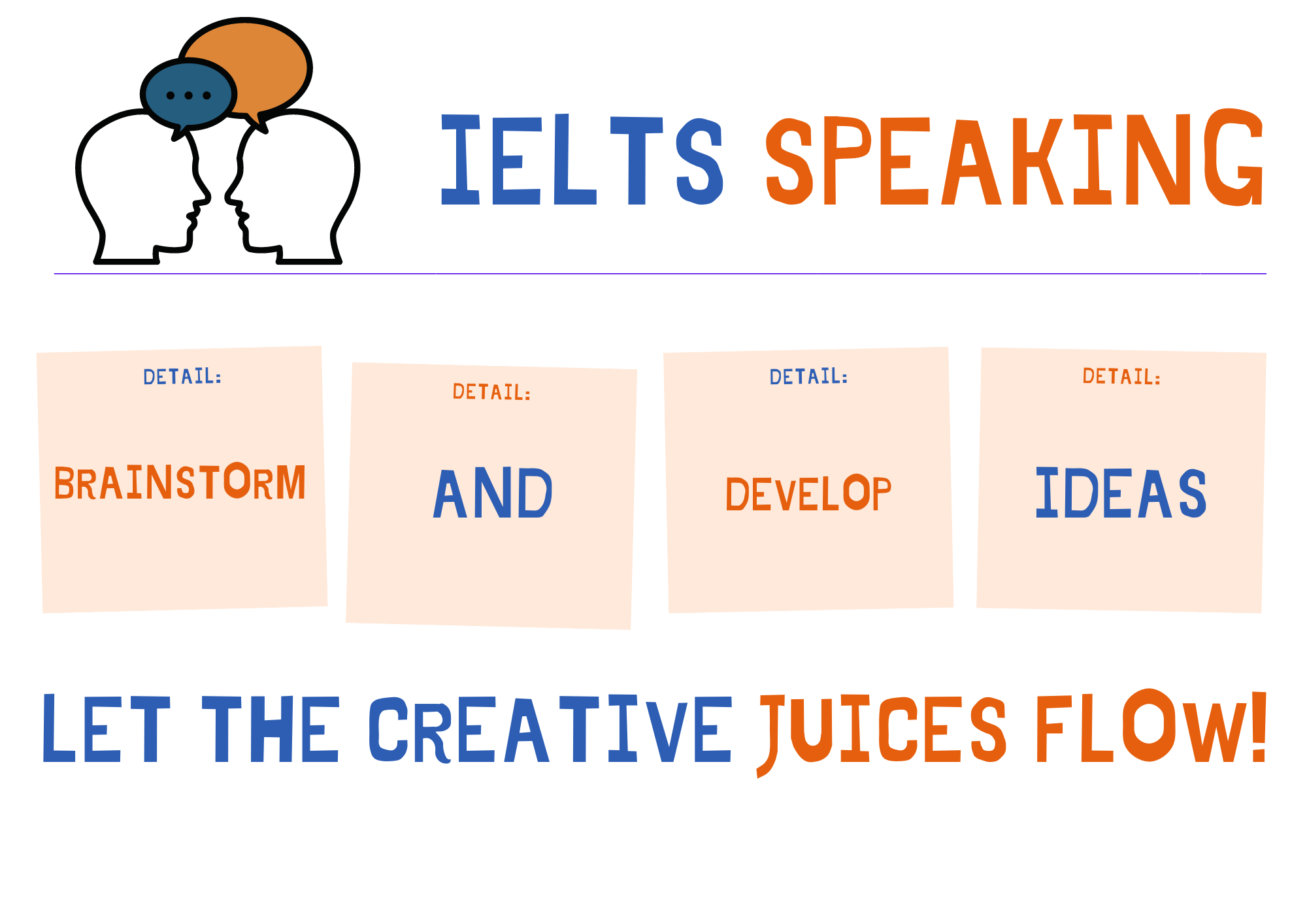 IELTS Speaking Workshop: Brainstorm and Develop Ideas